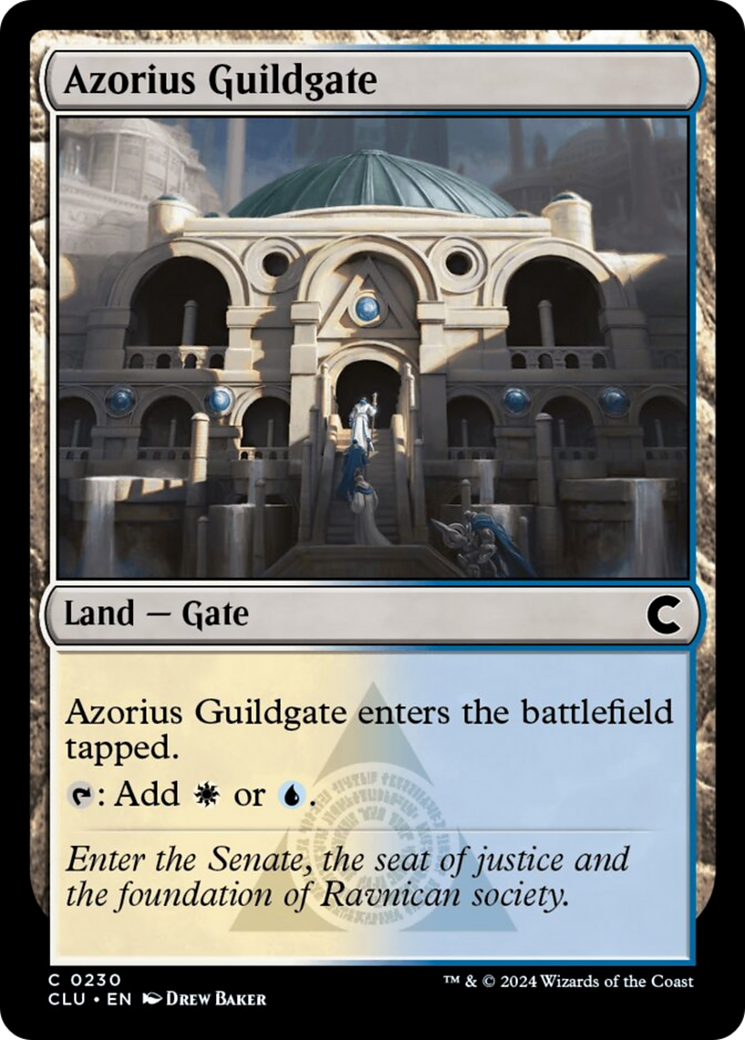 Azorius Guildgate [Ravnica: Clue Edition] | Tables and Towers