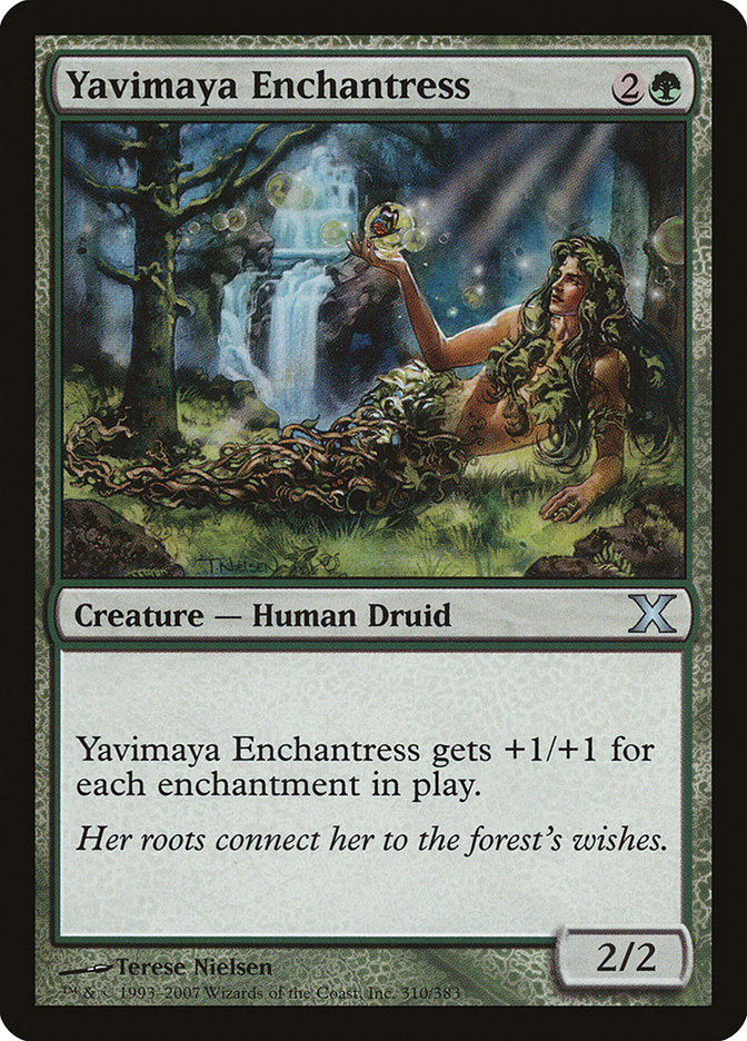 Yavimaya Enchantress [Tenth Edition] | Tables and Towers