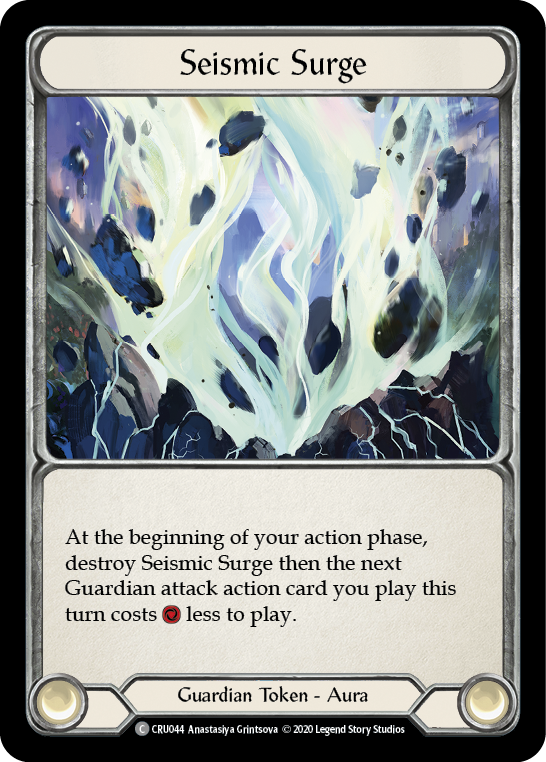 Seismic Surge [CRU044] (Crucible of War)  1st Edition Rainbow Foil | Tables and Towers