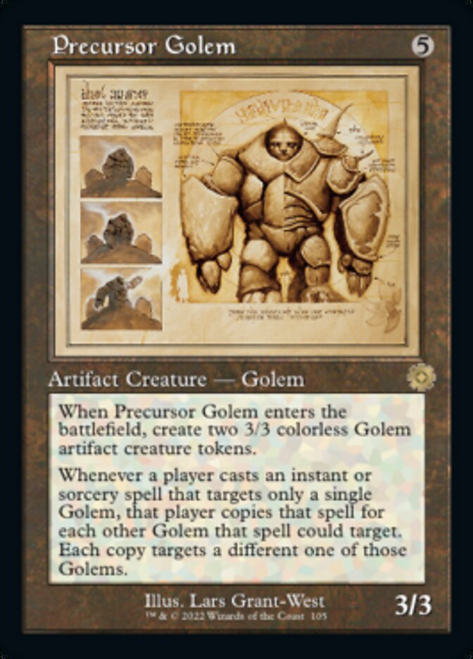 Precursor Golem (Retro Schematic) [The Brothers' War Retro Artifacts] | Tables and Towers