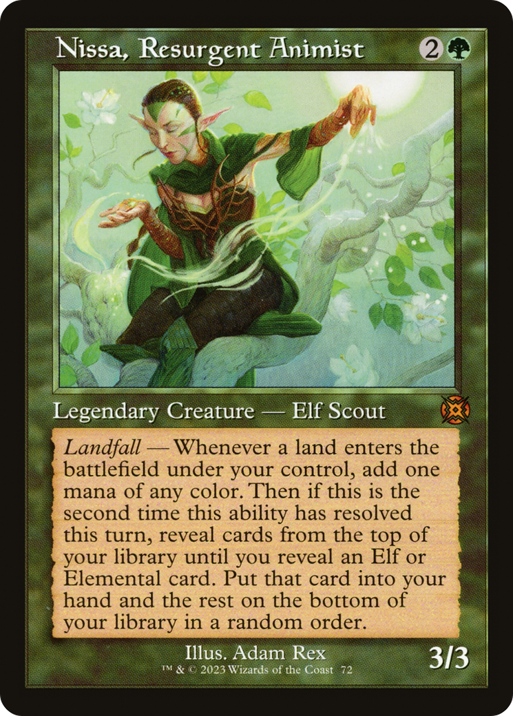 Nissa, Resurgent Animist (Retro) [March of the Machine: The Aftermath] | Tables and Towers