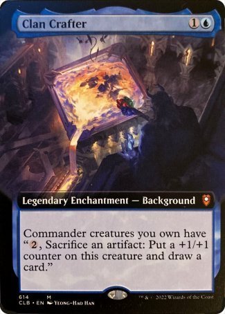 Clan Crafter (Extended Art) [Commander Legends: Battle for Baldur's Gate] | Tables and Towers