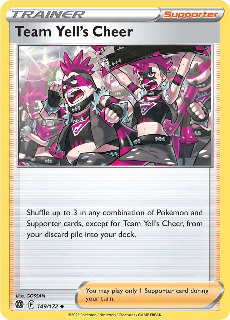 Team Yell's Cheer (149/172) [Sword & Shield: Brilliant Stars] | Tables and Towers