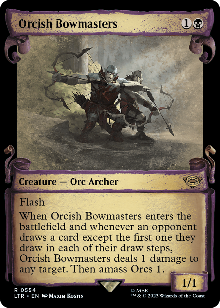 Orcish Bowmasters [The Lord of the Rings: Tales of Middle-Earth Showcase Scrolls] | Tables and Towers