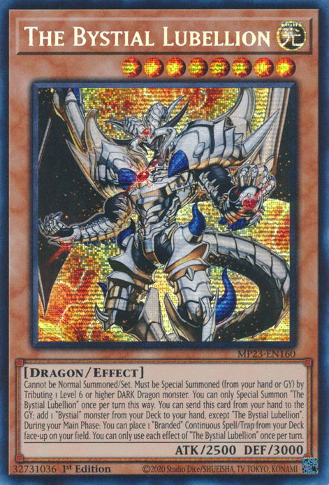 The Bystial Lubellion [MP23-EN160] Prismatic Secret Rare | Tables and Towers