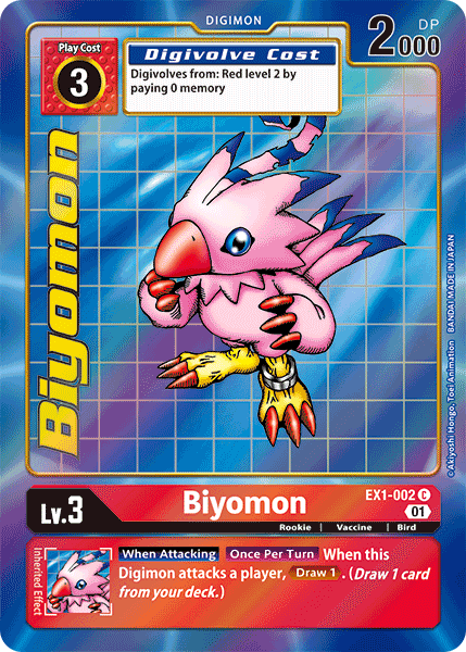 Biyomon [EX1-002] (Alternate Art) [Classic Collection] | Tables and Towers