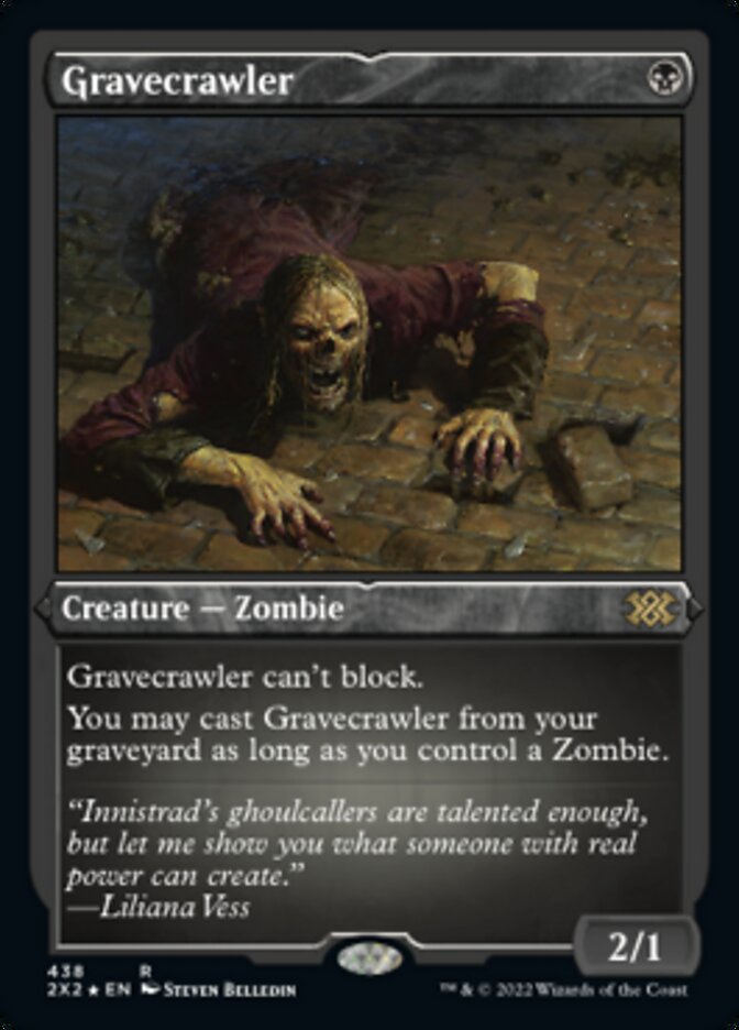 Gravecrawler (Foil Etched) [Double Masters 2022] | Tables and Towers