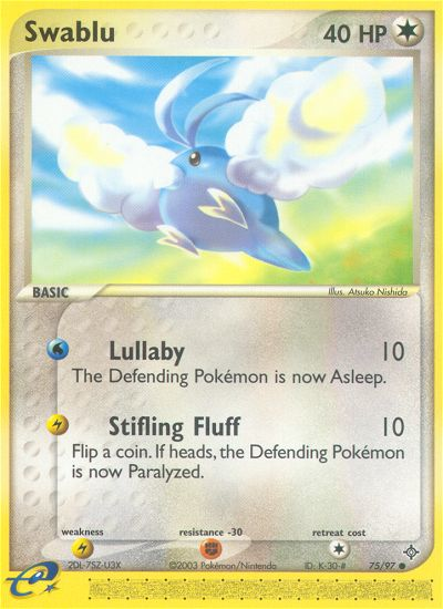 Swablu (75/97) [EX: Dragon] | Tables and Towers