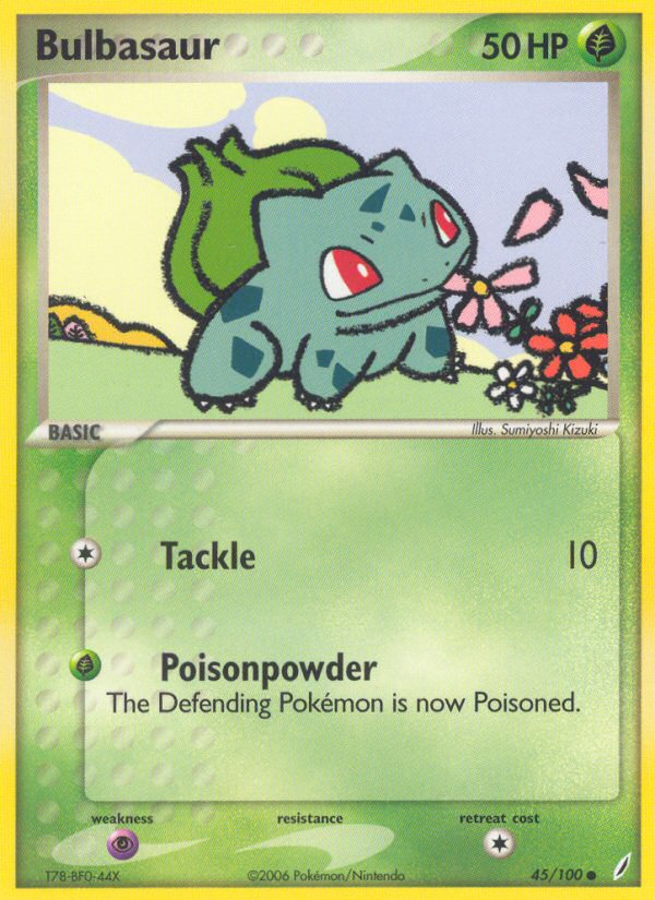 Bulbasaur (45/100) [EX: Crystal Guardians] | Tables and Towers