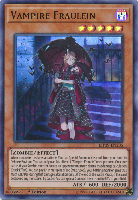 Vampire Fraulein [MP19-EN235] Ultra Rare | Tables and Towers