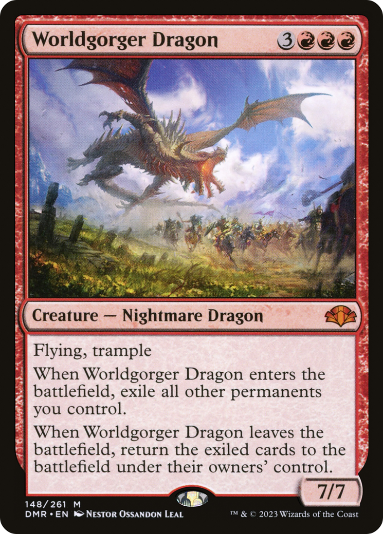 Worldgorger Dragon [Dominaria Remastered] | Tables and Towers