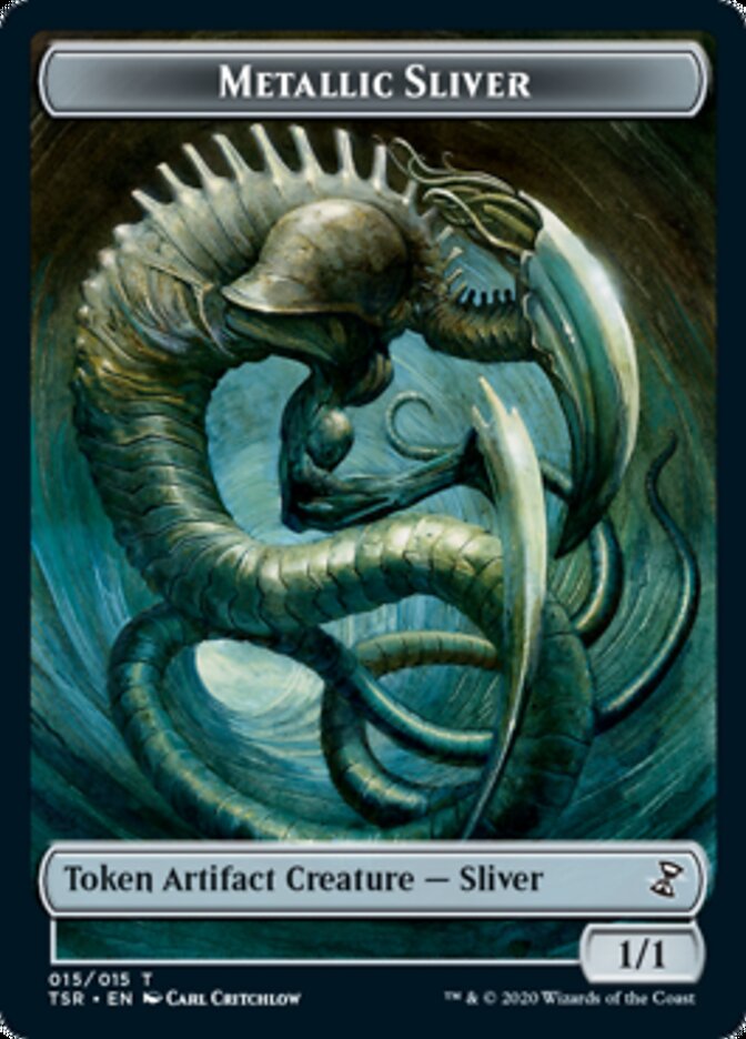 Metallic Sliver Token [Time Spiral Remastered Tokens] | Tables and Towers