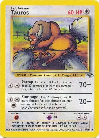 Tauros (47/64) [Jungle Unlimited] | Tables and Towers