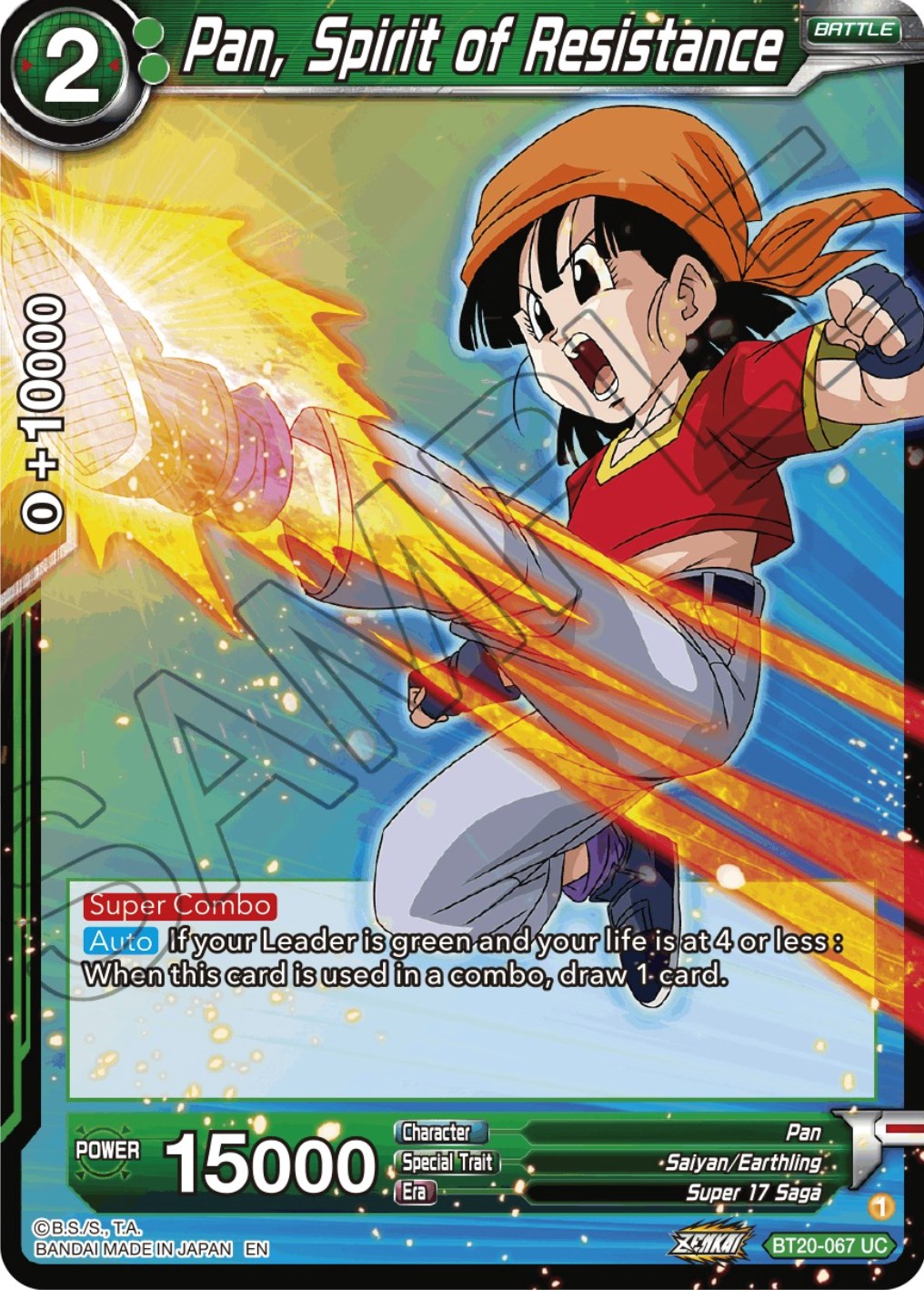 Pan, Spirit of Resistance (BT20-067) [Power Absorbed] | Tables and Towers