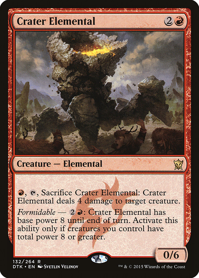 Crater Elemental [Dragons of Tarkir] | Tables and Towers