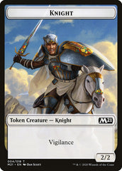 Beast // Knight Double-Sided Token [Core Set 2021 Tokens] | Tables and Towers