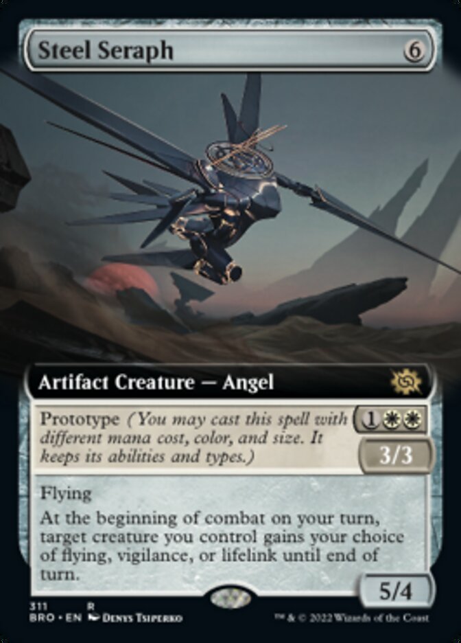 Steel Seraph (Extended Art) [The Brothers' War] | Tables and Towers