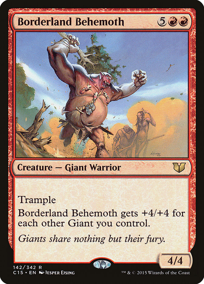 Borderland Behemoth [Commander 2015] | Tables and Towers