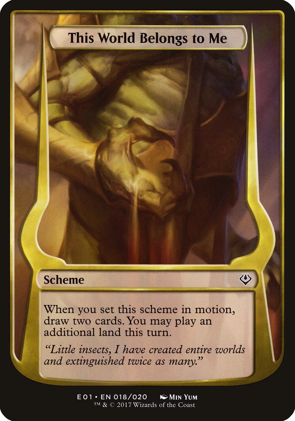 This World Belongs to Me (Schemes) [Archenemy: Nicol Bolas Schemes] | Tables and Towers