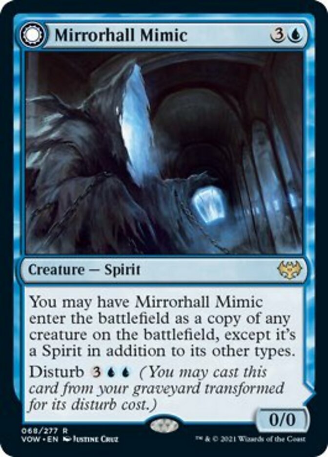 Mirrorhall Mimic // Ghastly Mimicry [Innistrad: Crimson Vow] | Tables and Towers