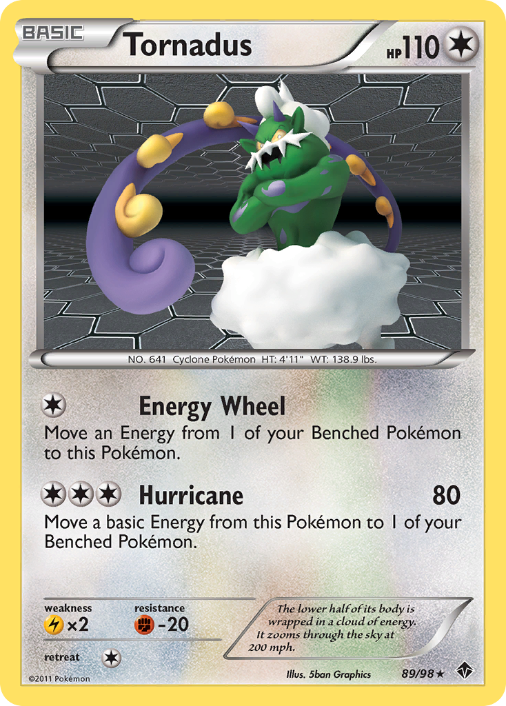 Tornadus (89/98) [Black & White: Emerging Powers] | Tables and Towers