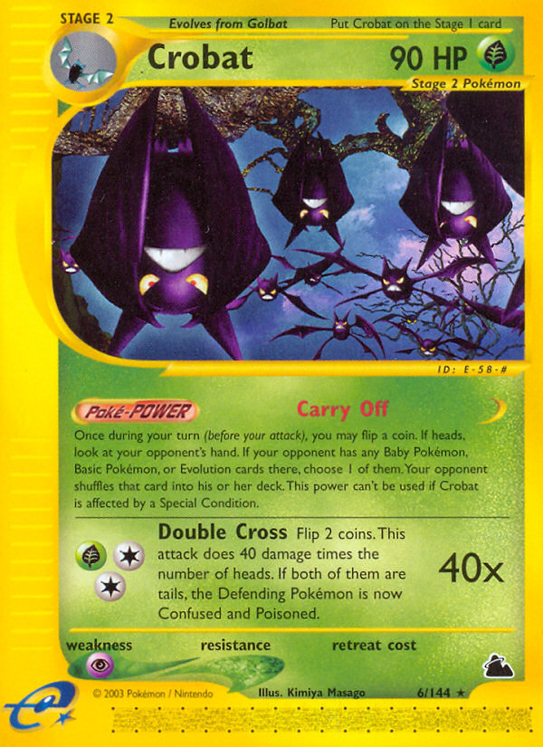 Crobat (6/144) [Skyridge] | Tables and Towers