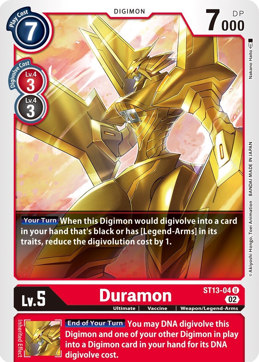 Duramon [ST13-04] [Starter Deck: Ragnaloardmon] | Tables and Towers