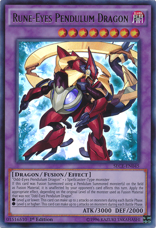 Rune-Eyes Pendulum Dragon [SECE-EN045] Ultra Rare | Tables and Towers