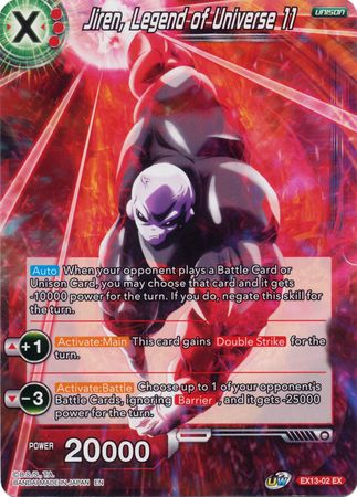 Jiren, Legend of Universe 11 (EX13-02) [Special Anniversary Set 2020] | Tables and Towers