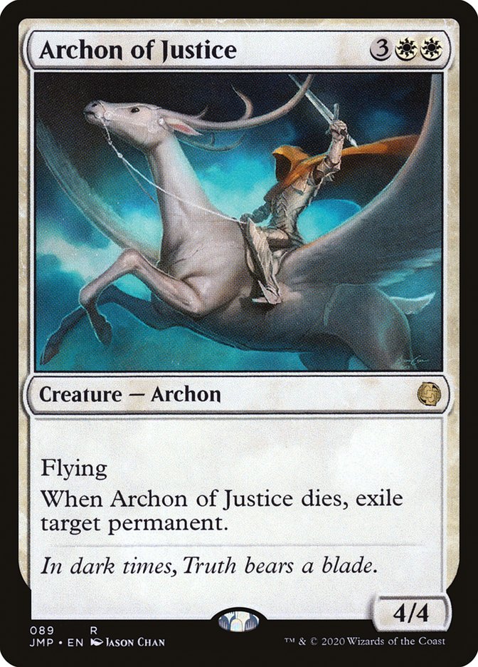 Archon of Justice [Jumpstart] | Tables and Towers