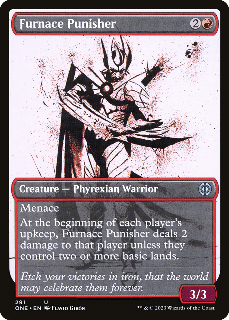 Furnace Punisher (Showcase Ichor) [Phyrexia: All Will Be One] | Tables and Towers