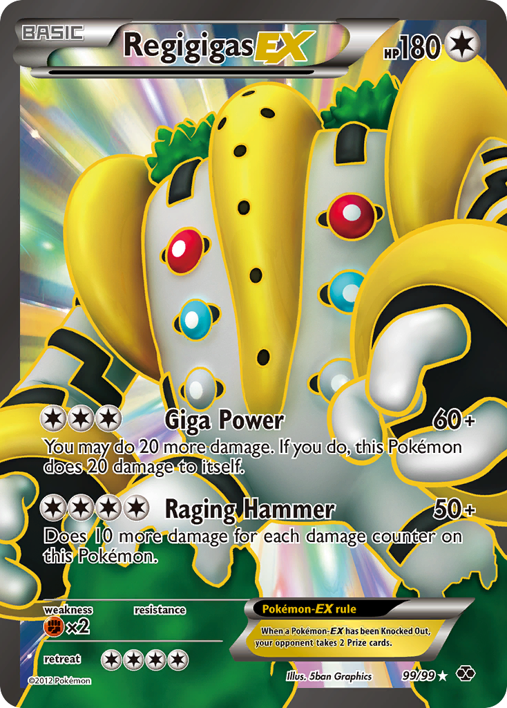 Regigigas EX (99/99) [Black & White: Next Destinies] | Tables and Towers