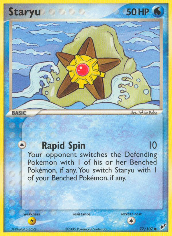 Staryu (77/107) [EX: Deoxys] | Tables and Towers