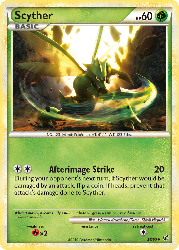 Scyther (36/90) [HeartGold & SoulSilver: Undaunted] | Tables and Towers