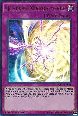 Quaking Mirror Force [BOSH-EN076] Ultra Rare | Tables and Towers