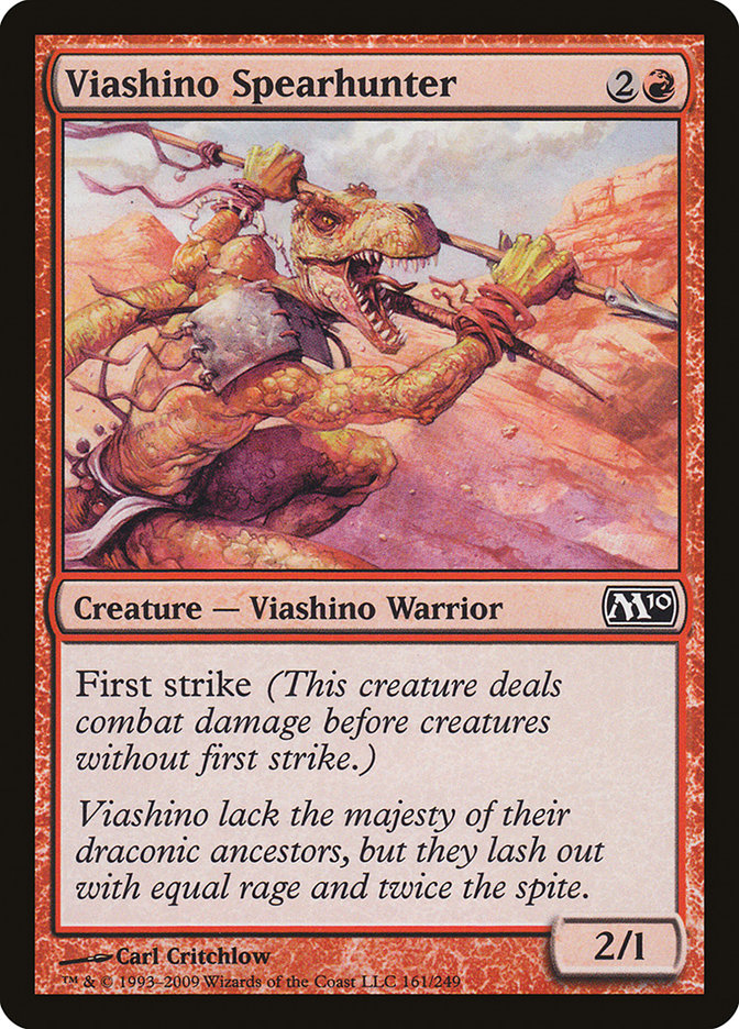 Viashino Spearhunter [Magic 2010] | Tables and Towers