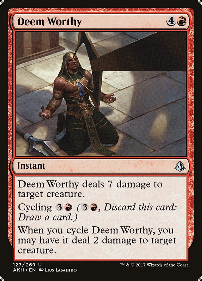 Deem Worthy [Amonkhet] | Tables and Towers