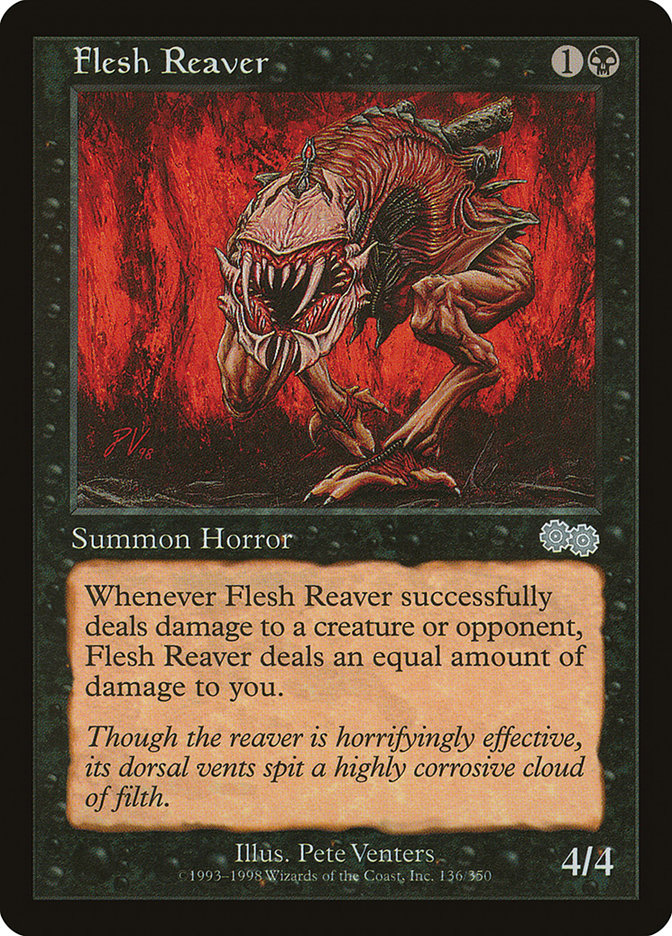 Flesh Reaver [Urza's Saga] | Tables and Towers