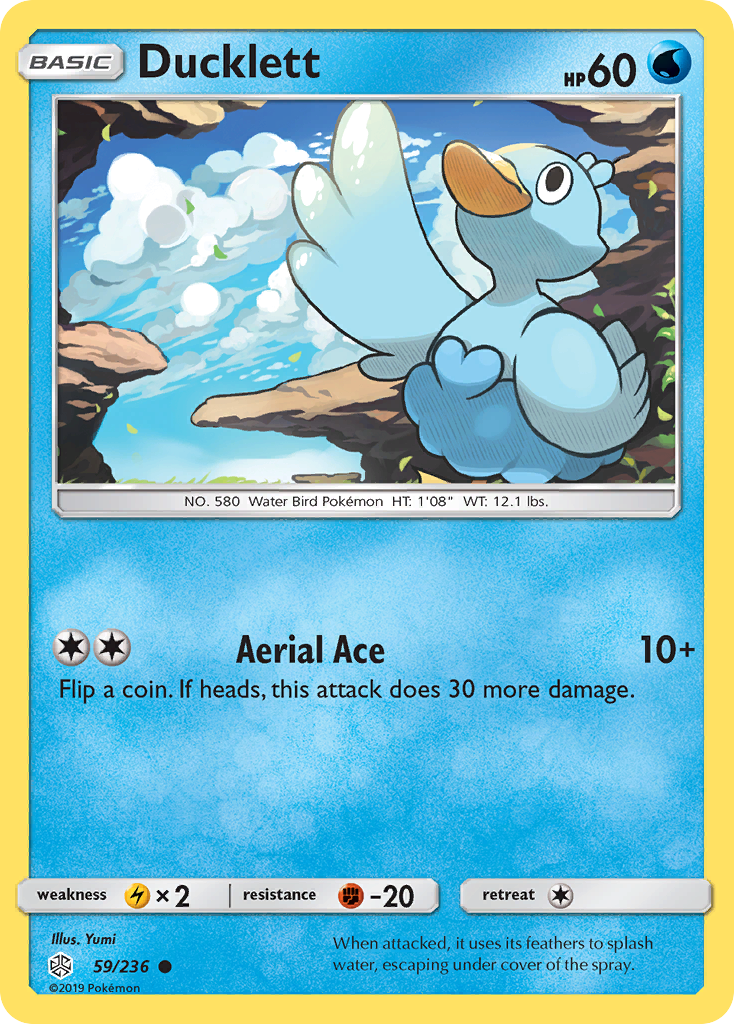 Ducklett (59/236) [Sun & Moon: Cosmic Eclipse] | Tables and Towers