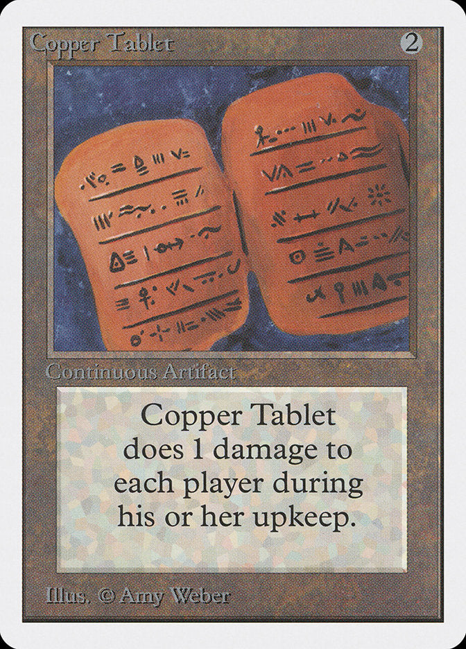 Copper Tablet [Unlimited Edition] | Tables and Towers