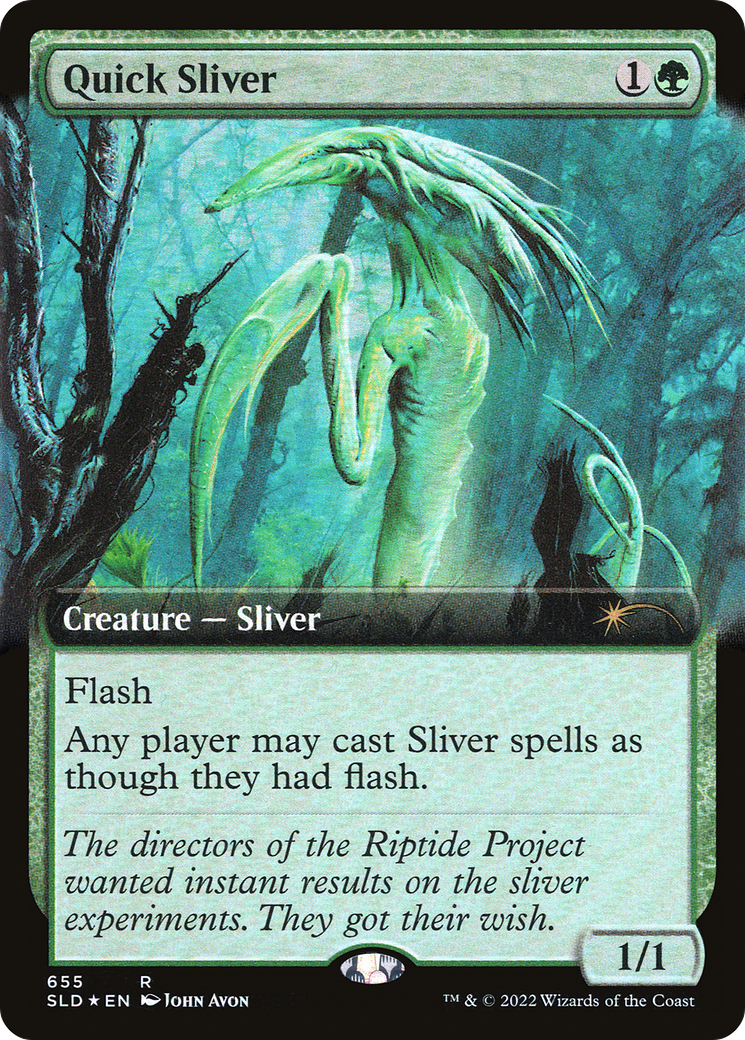 Quick Sliver (Extended Art) [Secret Lair Drop Promos] | Tables and Towers