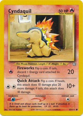 Cyndaquil (57/111) [Neo Genesis Unlimited] | Tables and Towers