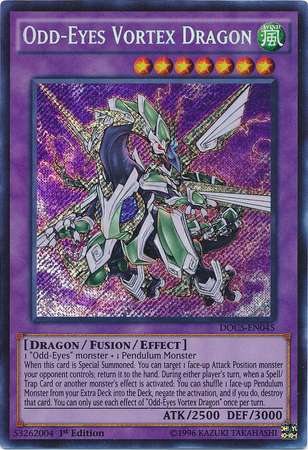 Odd-Eyes Vortex Dragon [DOCS-EN045] Secret Rare | Tables and Towers