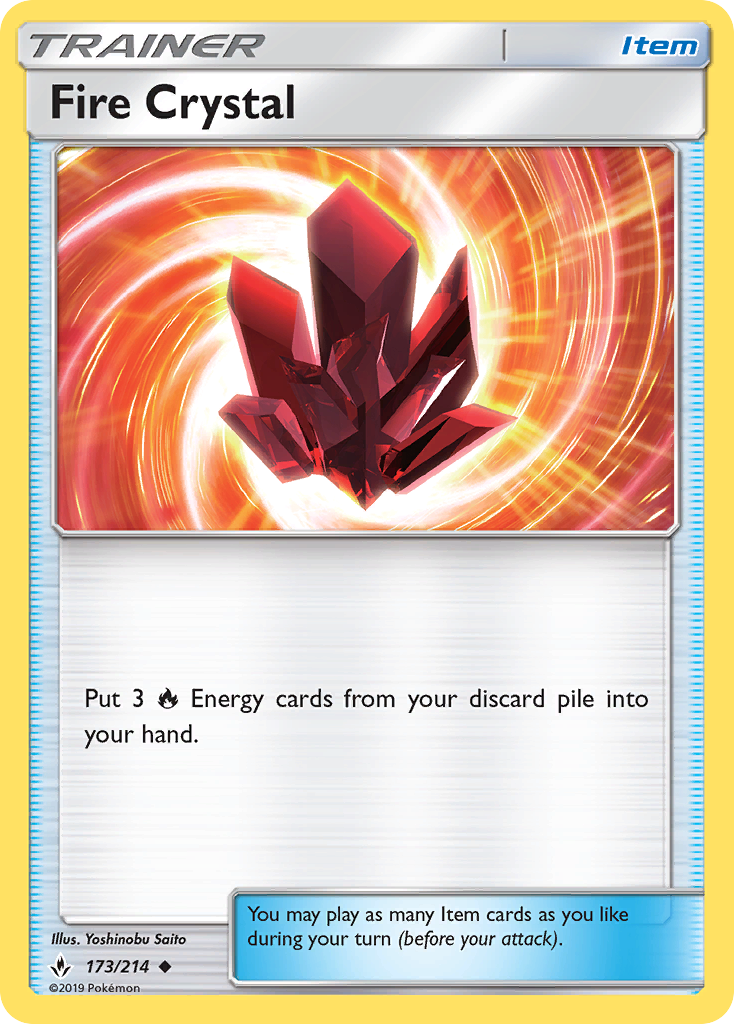 Fire Crystal (173/214) [Sun & Moon: Unbroken Bonds] | Tables and Towers