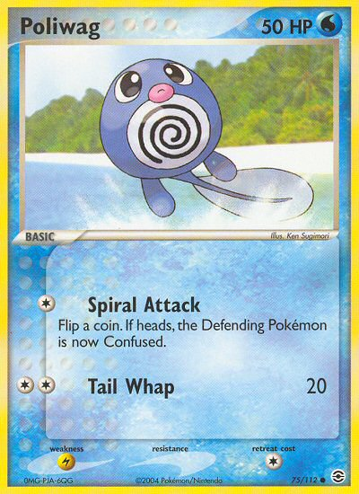 Poliwag (75/112) [EX: FireRed & LeafGreen] | Tables and Towers