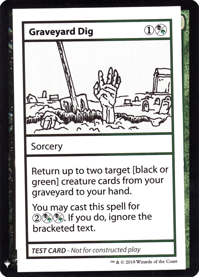 Graveyard Dig [Mystery Booster Playtest Cards] | Tables and Towers