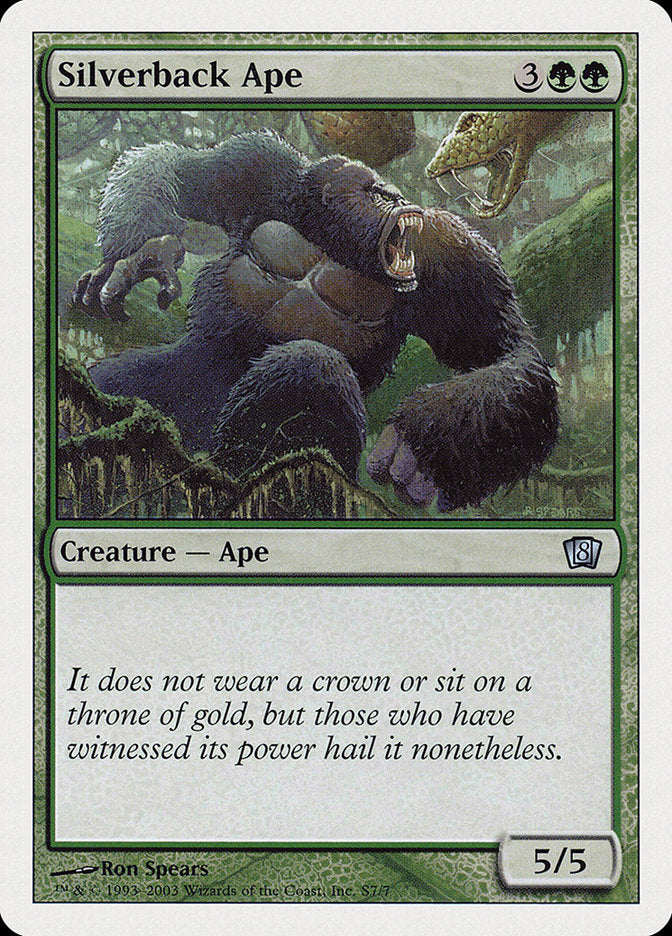 Silverback Ape [Eighth Edition] | Tables and Towers