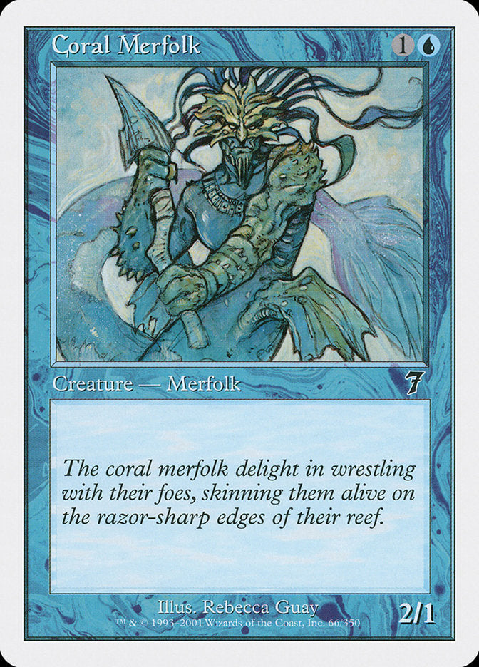 Coral Merfolk [Seventh Edition] | Tables and Towers