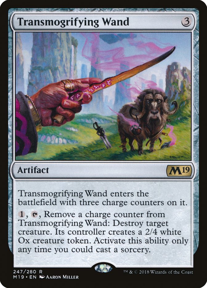 Transmogrifying Wand [Core Set 2019] | Tables and Towers