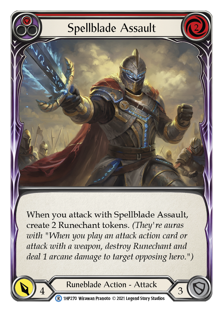 Spellblade Assault (Red) [1HP270] (History Pack 1) | Tables and Towers